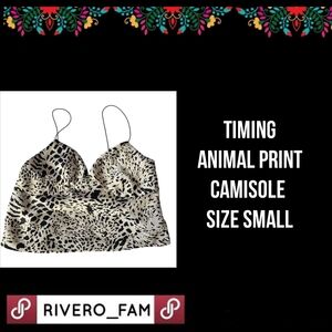 TIMING | ANIMAL PRINT | CAMISOLE | SIZE SMALL